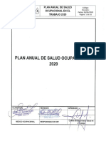 908 Plan Anual de Salud Ocupacional en El Trabajo 2020