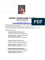 C.V Ismael Montalban ACTUALIZADO 2021