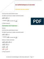 Exercices Exprimer Un Vecteur en Fonction de Deux Autres Maths Seconde 983