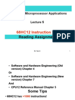 Lecture5 INSTRUCTIONS MICROPROCESSOR APLICATIONS