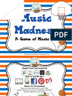 Music Madness Inspired by Basket Ball March Madness
