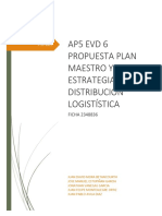 Propuesta Plan Maestro y Estrategias de Distribución Logística 1
