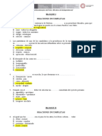 Coarrv - Semana 2 Oraciones Incompletas