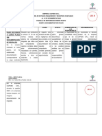 Planilla I de Deficiencias Pasivo