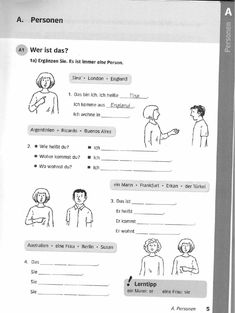 Lesen Und Schreiben A1 | PDF