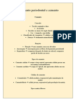 Cemento e Ligamento Periodontal