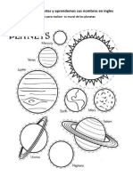 Ficha 2 Experimento-Planetas en Inglés