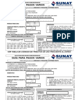 Guia Pagos Varios en PDF