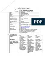 Daftar Riwayat Hidup