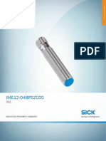 IME12-04BPSZC0S Inductive Proximity Sensor Data Sheet