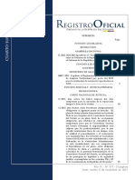 R.O Cuarto Suplemento No. 573, 9 de Noviembre de 2021, Resolución No. 12-2021