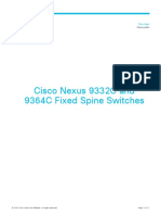 Cisco Nexus 9332C and 9364C Fixed Spine Switches Data Sheet