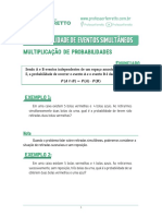 Probabilidade de Eventos Simultâneos: Multiplicação de Probabilidades