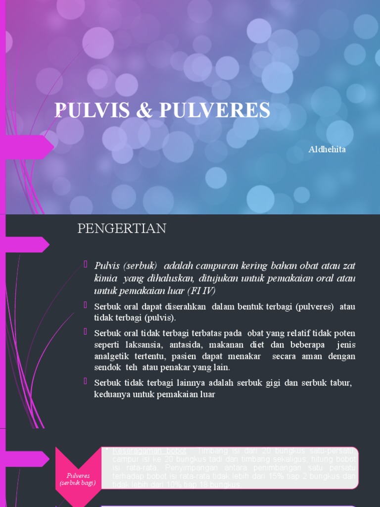Pulvis & Pulveres | PDF