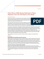 Cisco Nexus 9000 Series Switches In-Place Migration From NX-OS Mode To ACI Mode White Paper - White-Paper-C11-736866