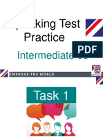 Speaking Tasks I05 - Extra Practice
