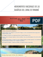 Los Parques y Monumentos Nacionales de Las Cuencas Hidrográficas Del Canal de Panamá