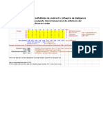 Calculo de Validez y Confiabilidad de Conbrach Aracalis