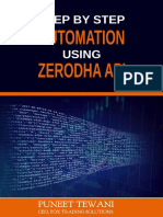 Step by Step Automation Using Zerodha Api Python Version