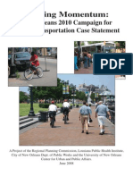 Gaining Momentum- New Orleans 2010 Campaign for Active Transportation Case Statement