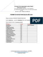 Formato Notas Parciales