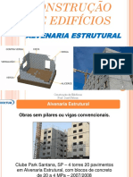 08-CONSTRUÇÃO DE EDIFÍCIOS - Alvenaria Estrutural
