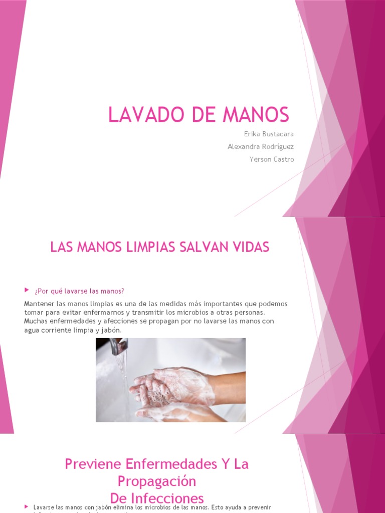 Importancia del Lavado de Manos | PDF | Lavado de manos | Microbiología