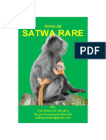 Sampul Pupulan Satwa Rare