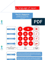 Nihongo Language of Japan Handout