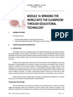 Module 14 Bringing The World Into The Classroom Through Educational Technology