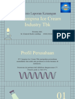 PT Campina Ice Cream Industry TBK: Analisis Laporan Keuangan