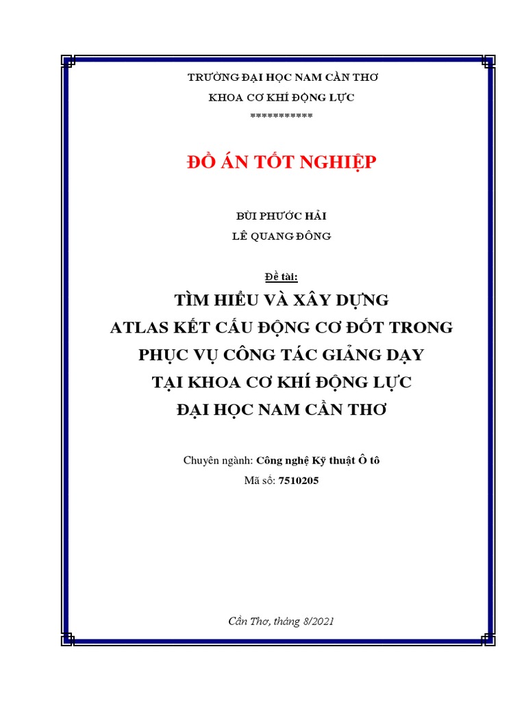 Thuyet Minh Do An Tot Nghiep | PDF