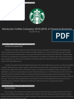 Starbucks A Financial Review