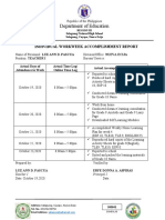 Department of Education: Individual Workweek Accomplishment Report