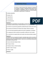 GEOPOLÍTICA: QUESTÕES SOBRE CONCEITOS, TEORIAS E EVENTOS