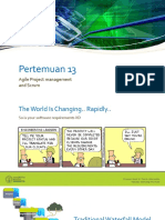 Pertemuan 13: Agile Project Management and Scrum