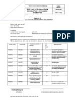 Acta de Eliminación de Archivos