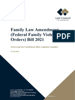 Family Law Amendment Federal Family Violence Orders Bill 2021