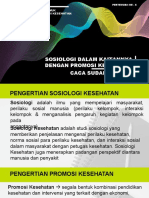 Sosiologi Promosi Kesehatan