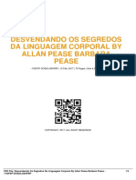 Desvendando Os Segredos Da Linguagem Corporal by Allan Pease Barbara Pease