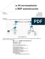 Practica #4 Enrutamiento Dinamico RIP Autenticación