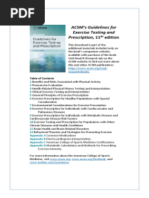 ACSM Guidelines Download