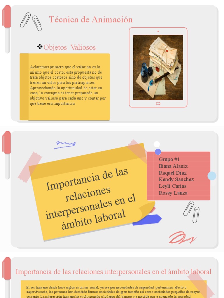 Importancia de Las Relaciones Interpersonales en El Ámbito Laboral ...