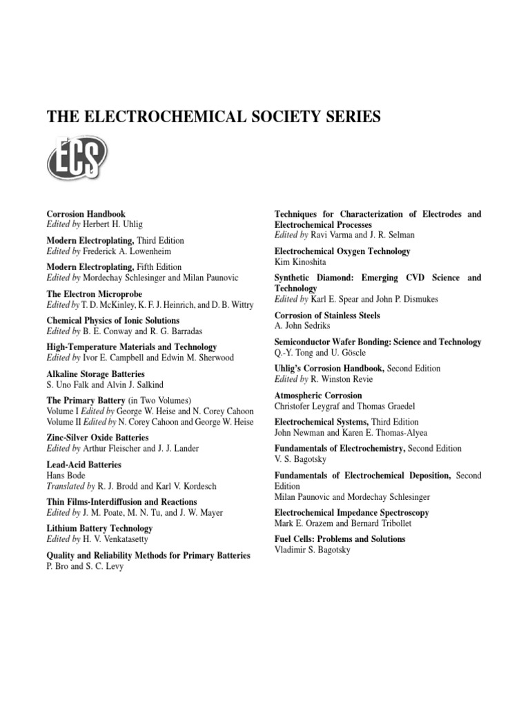 Uhligs Corrosion Handbook 31 | PDF | Electrochemistry | Corrosion