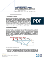 Segundo Parcial de Estática 2021-3 Jueves