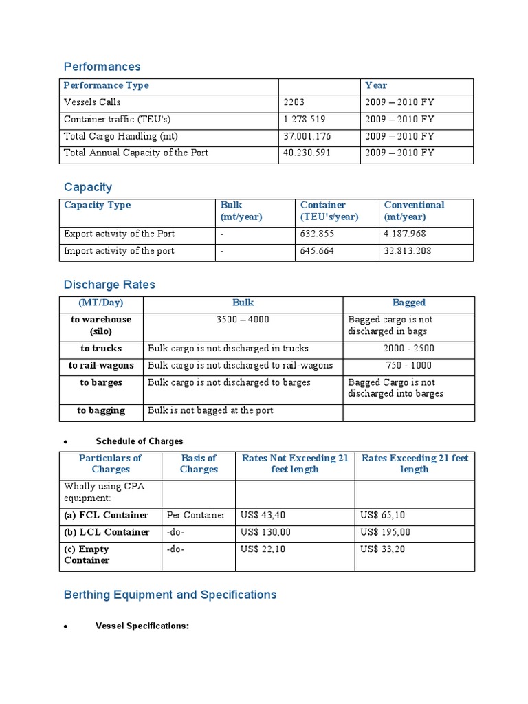 Banglasdesh Port of Chittagong Additional Information | PDF | Oil ...