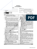 NTA UGC NET Management Paper 2 December 2013