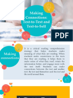 Making Connections: Text-to-Text and Text-to-Self
