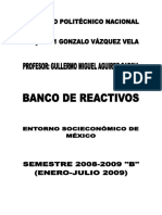 Banco de Reactivos