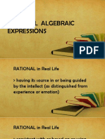 3 Simplifying Rational Algebraic Expressions (1)